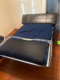 Folding twin bed