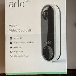 ARLO Wired Video Doorbell NEW