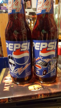 Pepsi Jeff Gordon longneck bottles