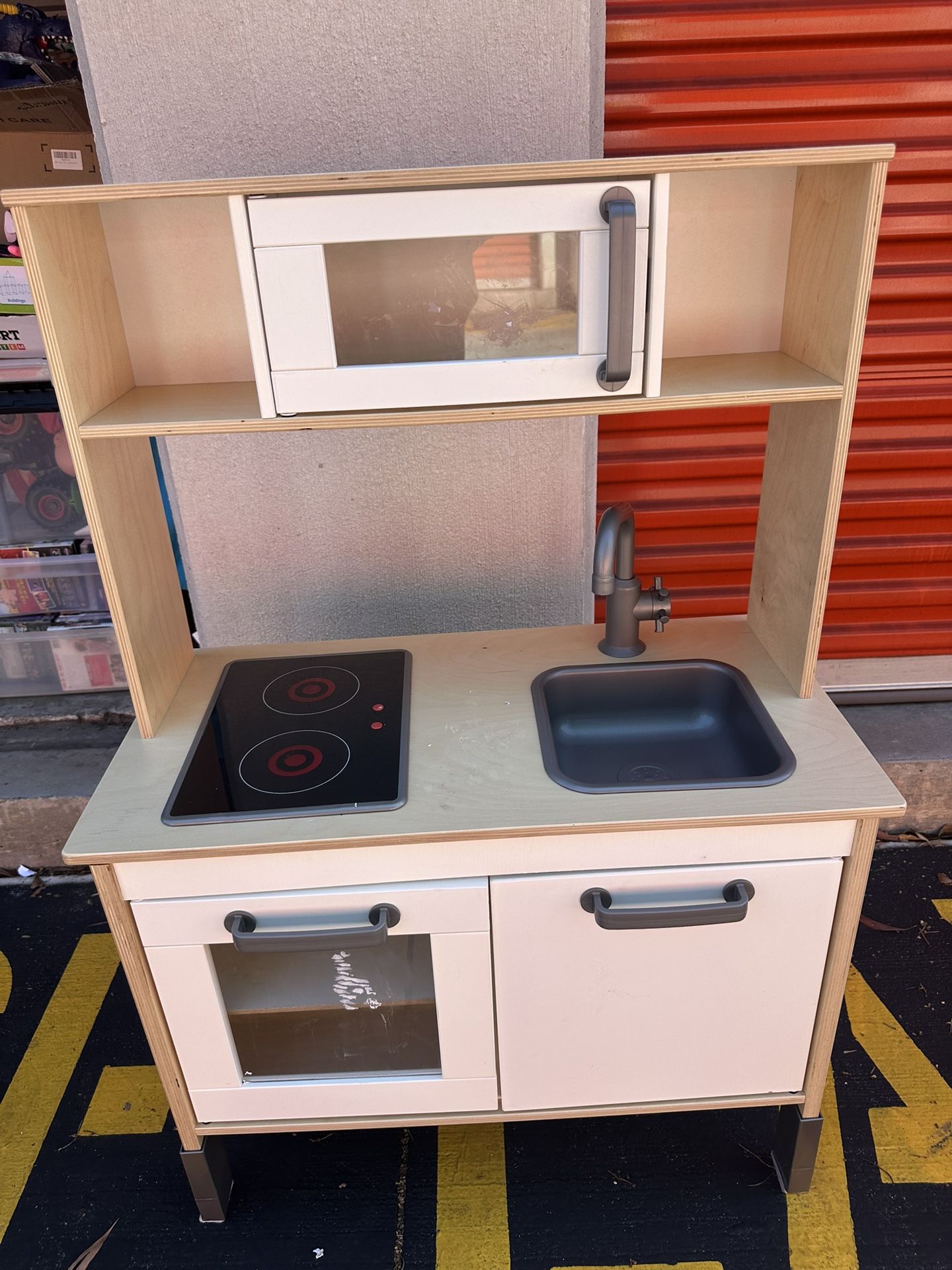 IKEA DUKTIG Classic Play Kitchen Birch, 28⅜"x15¾"x42⅞"