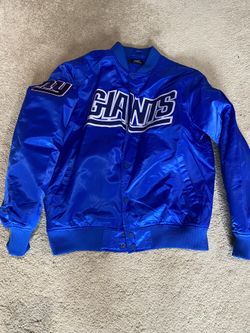 NY GIANTS NFL Satin Jacket Size Large