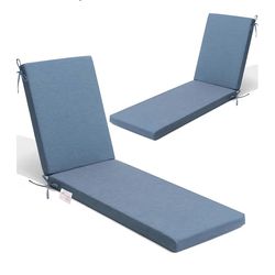 Crestive Products Sunbrella Outdoor Chaise Lounge Cushion (72x21”)