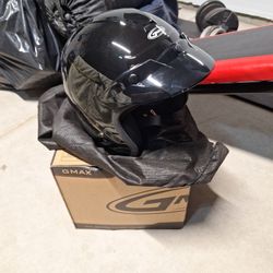 G Max Motorcycle  Helmet  Black