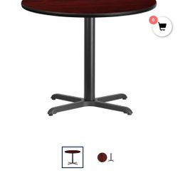 round table with 2 chairs