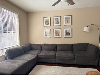 6 seater sectional