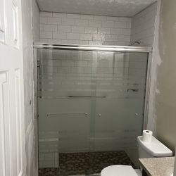 New Stand Up Shower Shower W Seat 