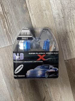 H.I.D. 9005 Xenon Halogen Light Bulb 130/100W Super Plazma Xenon Buld Lot Of 5 In 1 Box