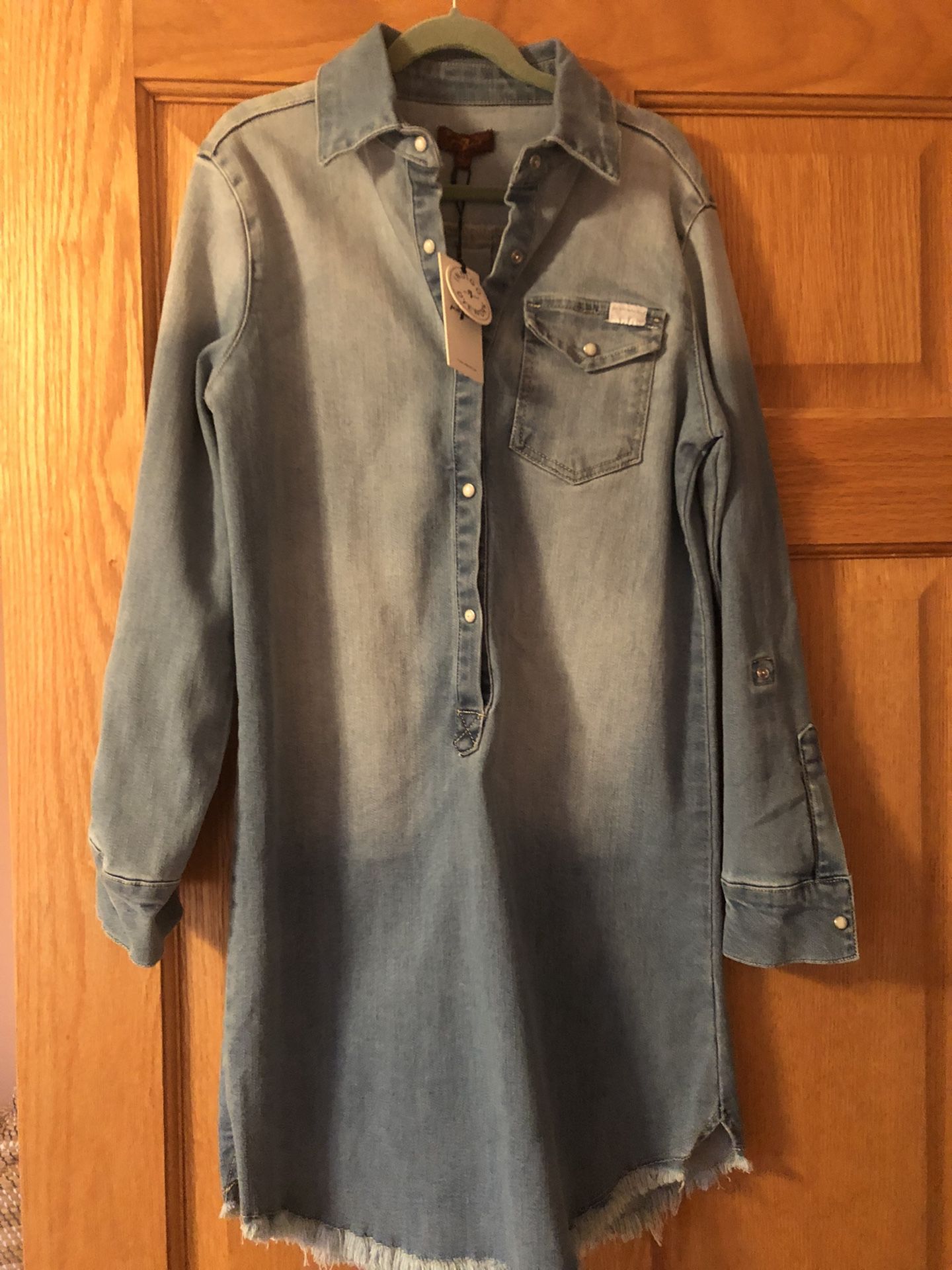 Denim Dress By 7 For All Mankind