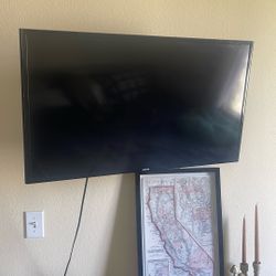 Phillips 42” Smart Tv With Wall Mount And Amazon Fire Tv Stick 4K 