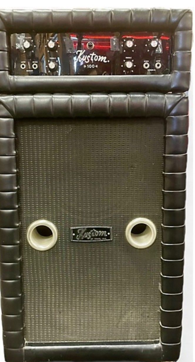 1968 Kustom K200B Tuck And Roll Head Plus 2x15 Cab