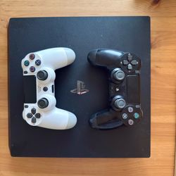 PS4 Pro 1TB + 2 Controllers + GTA V + Cables - $190 OBO