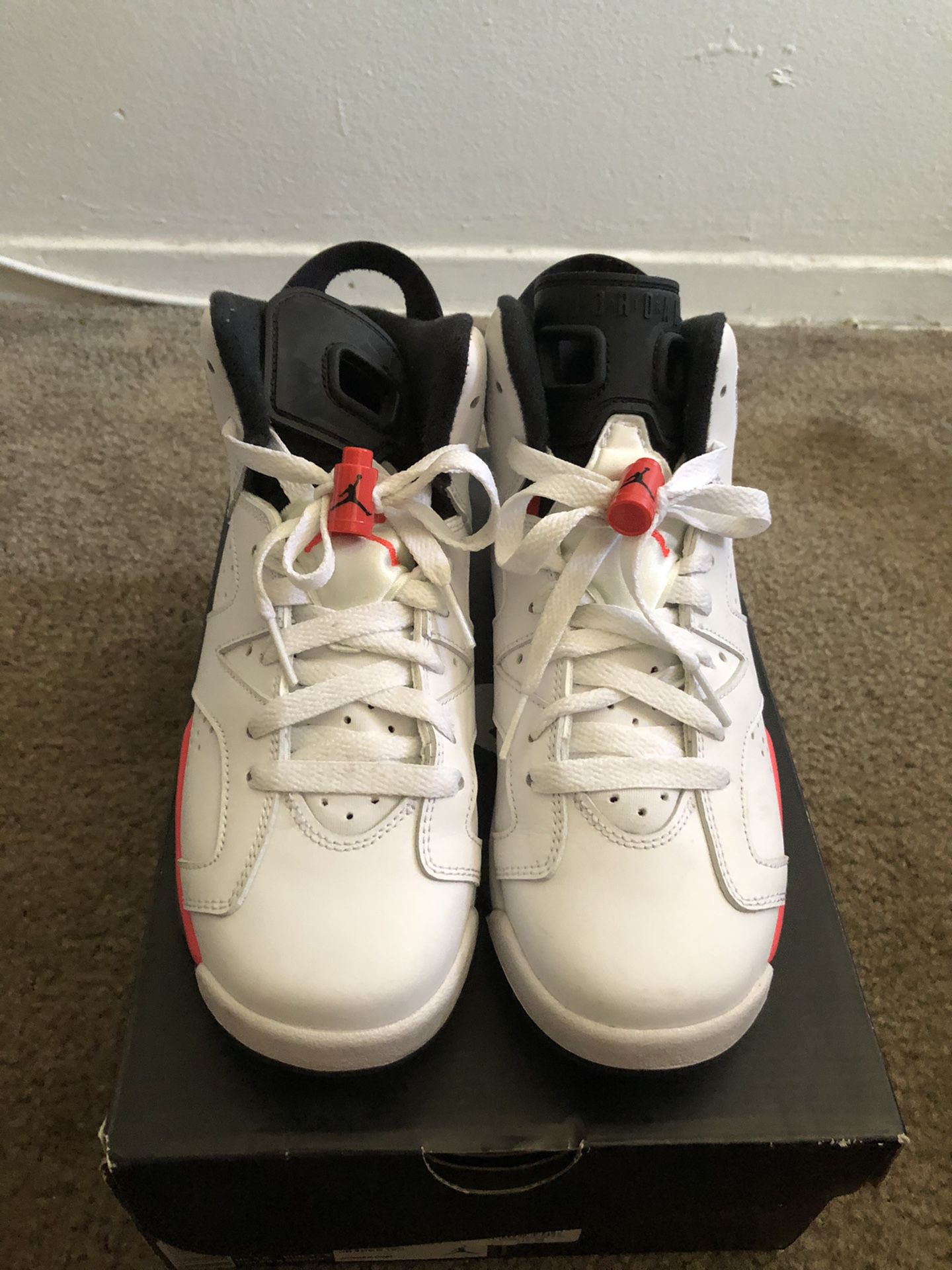 Jordan Retro 6 White Infrared