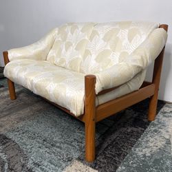 Vintage Teak Couch Free Delivery MCM Sofa Loveseat