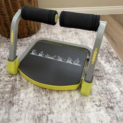 Ab Machine, Ab Trainer Machine for Home Gym, Sit Up Exercise Equipment for Home Use, 4 Level Adjustable Resistance for Stomach Workout, No Assembly Co