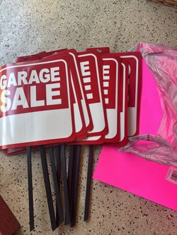 Garage Sale Signs (new)