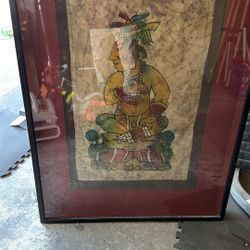 Vendo Estos 2 Cuadros Mayas 34 X47