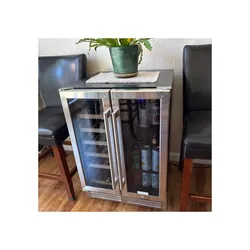 23.4'' 18 Bottle and 56 Can Dual Zone Freestanding/Built-In Wine & Beverage Refrigerator