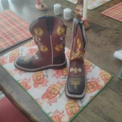 Kids Leather Boots 