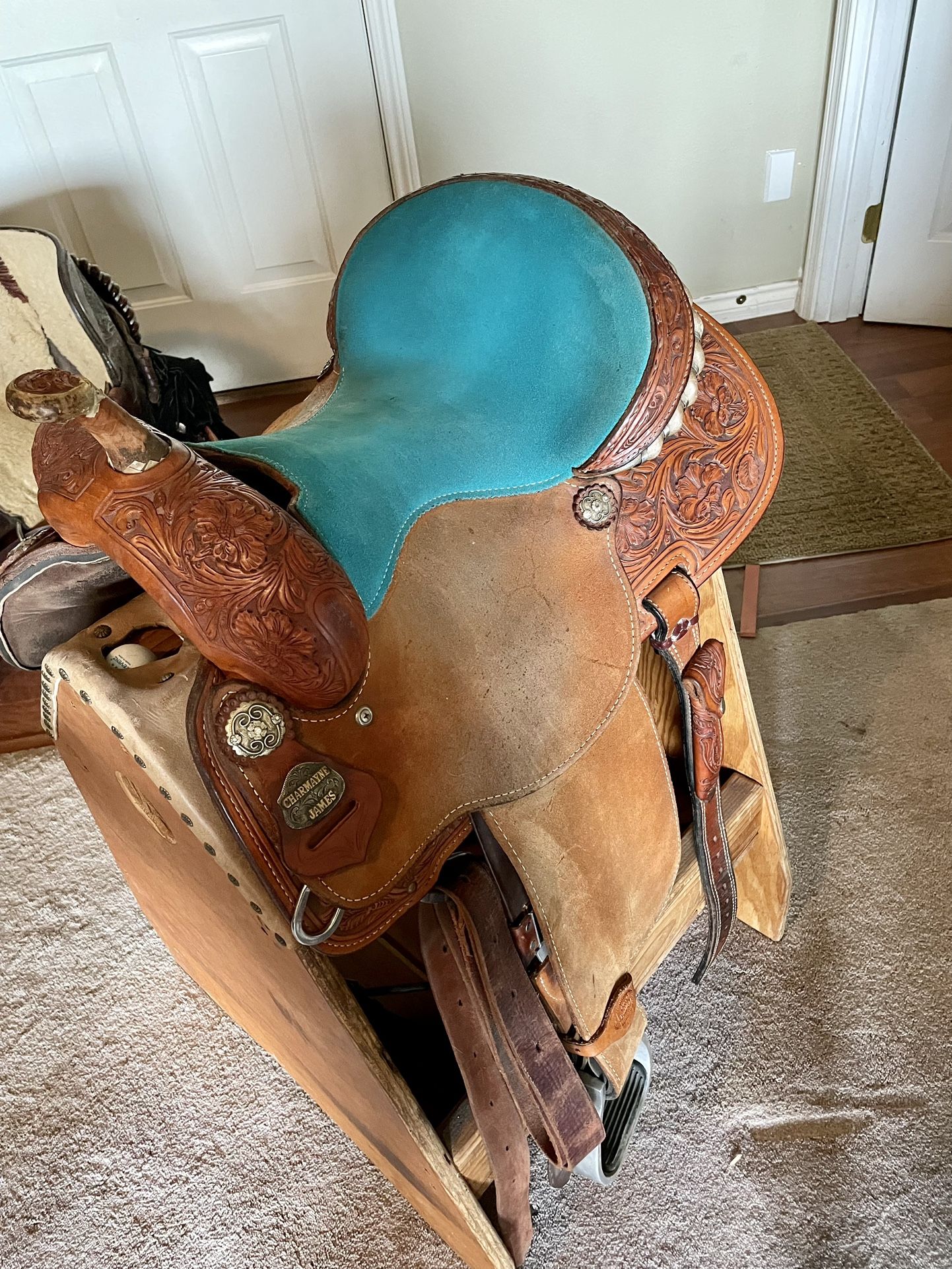 Charmayne James Barrel Saddle