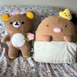 Rilakkuma Rilakkuma & Sumikko Gurashi Plushies – Brand New! 🧸✨