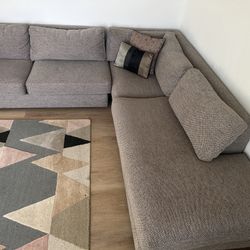 Thayer Coggin Tweed Sectional