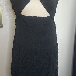 NWT Black Halter Summer Dress