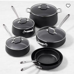 All-Clad HA1 Nonstick 10-piece Set " Brand New, Open Box, Never Unwrapped • Cookware, Dinnerware, Pots & Pans, Gourmet Cooking, Kitchen, Bar  & Grill 