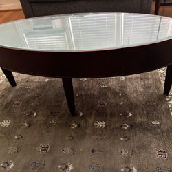 Modern Glass Coffee Table & End Tables Set