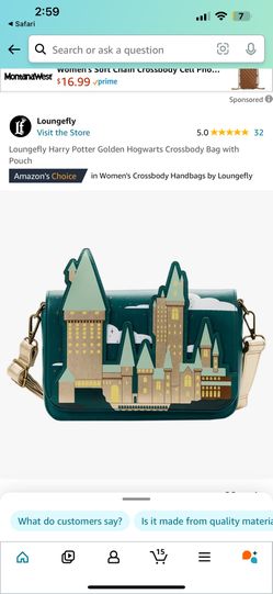 Harry Potter Loungefly Crossbody Bag