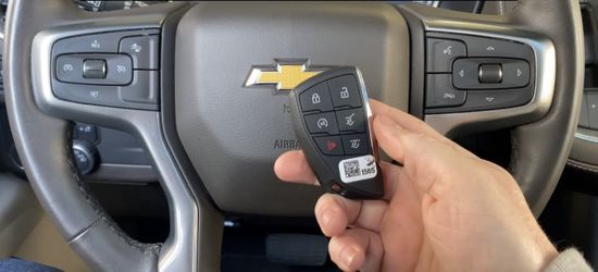 Chevrolet key fob Chevy key