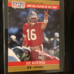 Joe Montana Pro set # 2