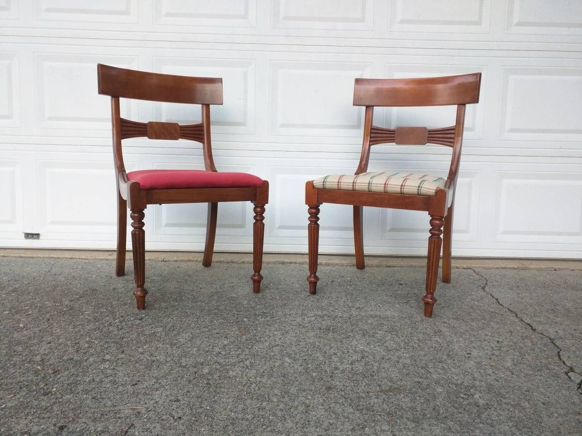 Pair chairs by Milling Road - A Division Of Baker Furniture (High End)