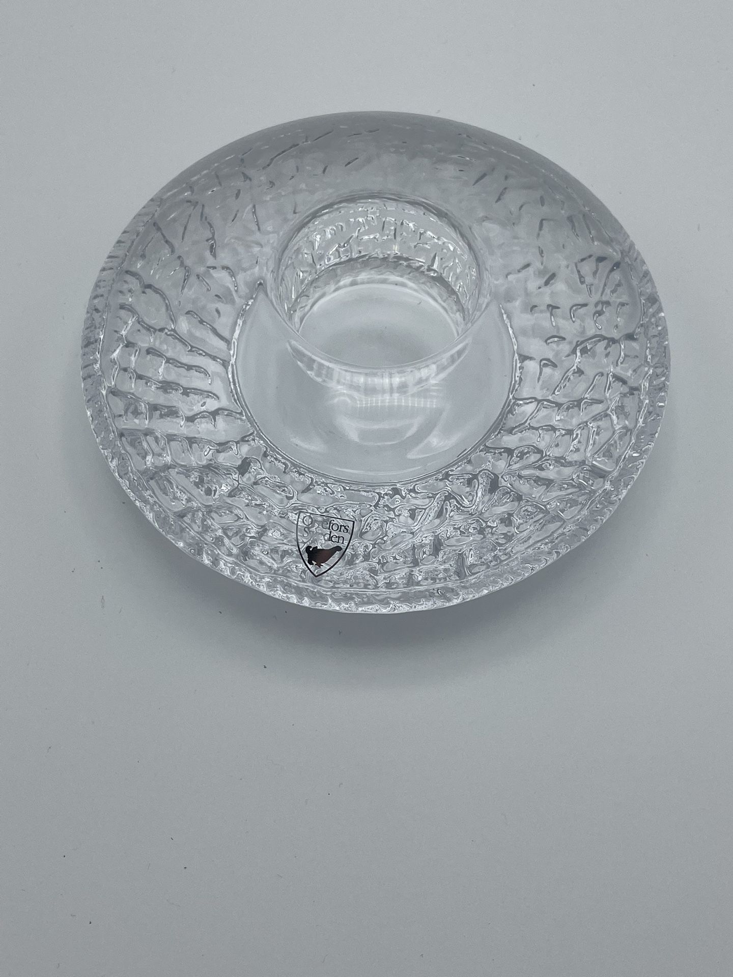 Orrefors Crystal Candle Holder