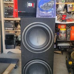 12inch Arc Audio Subs With Amplifier And Kit 