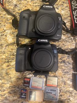 Canon 5dm3,70d Lens50m1.4f,sigmaA1.8f18-35 And More