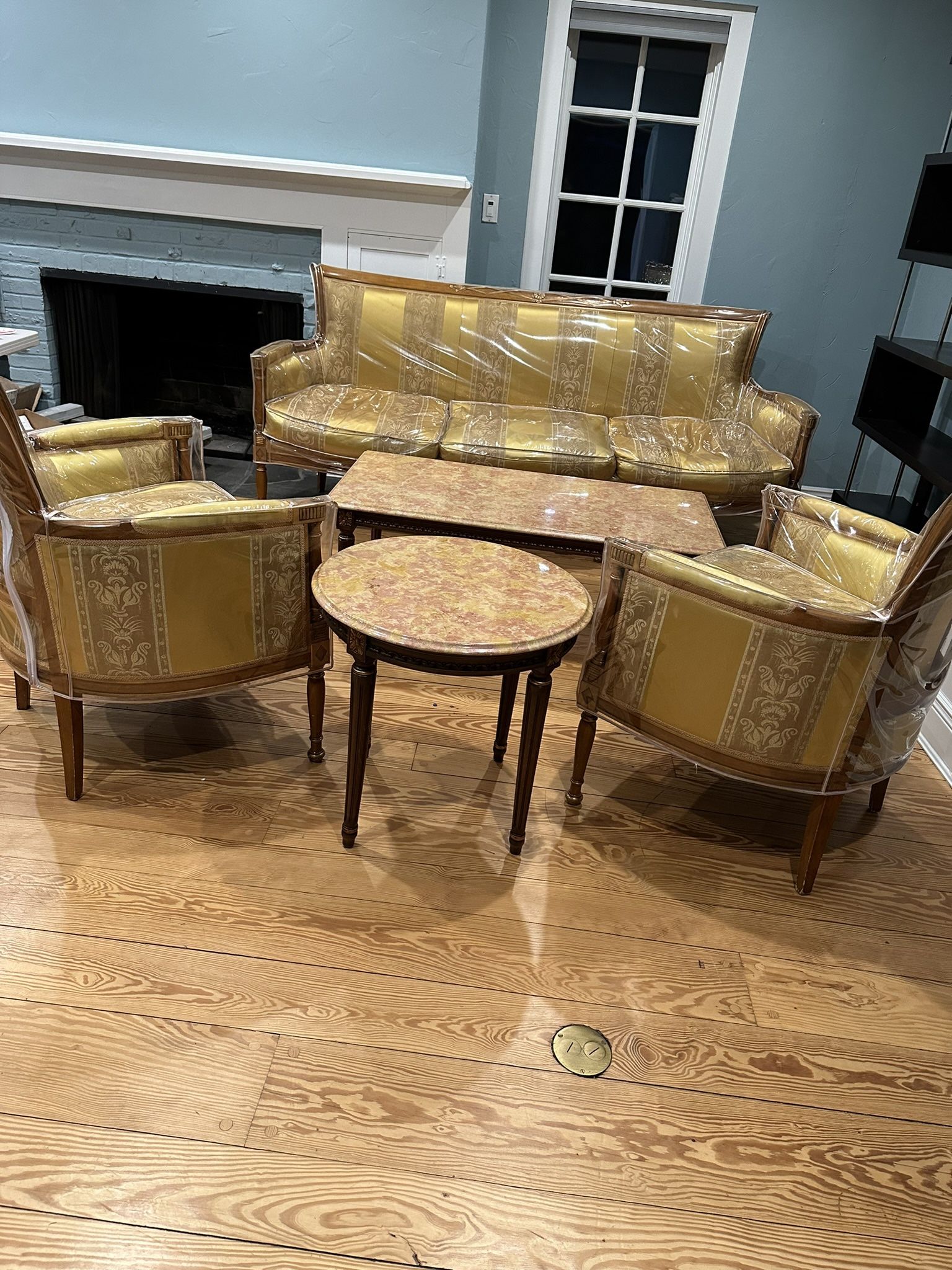 Famous Italian Designer , Armando RHO ; Living Room Set , Coffee Table, Side Tables