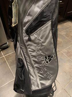 Brand New NWT Nike Tiger Woods Kids Junior Golf Stand Carry Bag Original Nike Golf Logo
