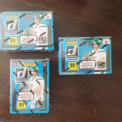 3x 2024 Donruss Football Blaster (Light Blue)