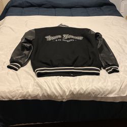 Jnco Jeans reversible jacket with leather sleeves (unique sample that never went to the production)