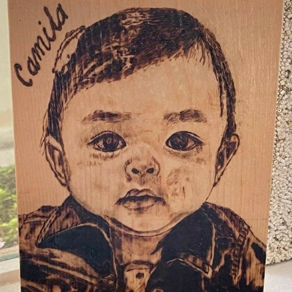 Custom Woodburning Art