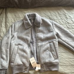 New Men’s Zara Suede Jacket