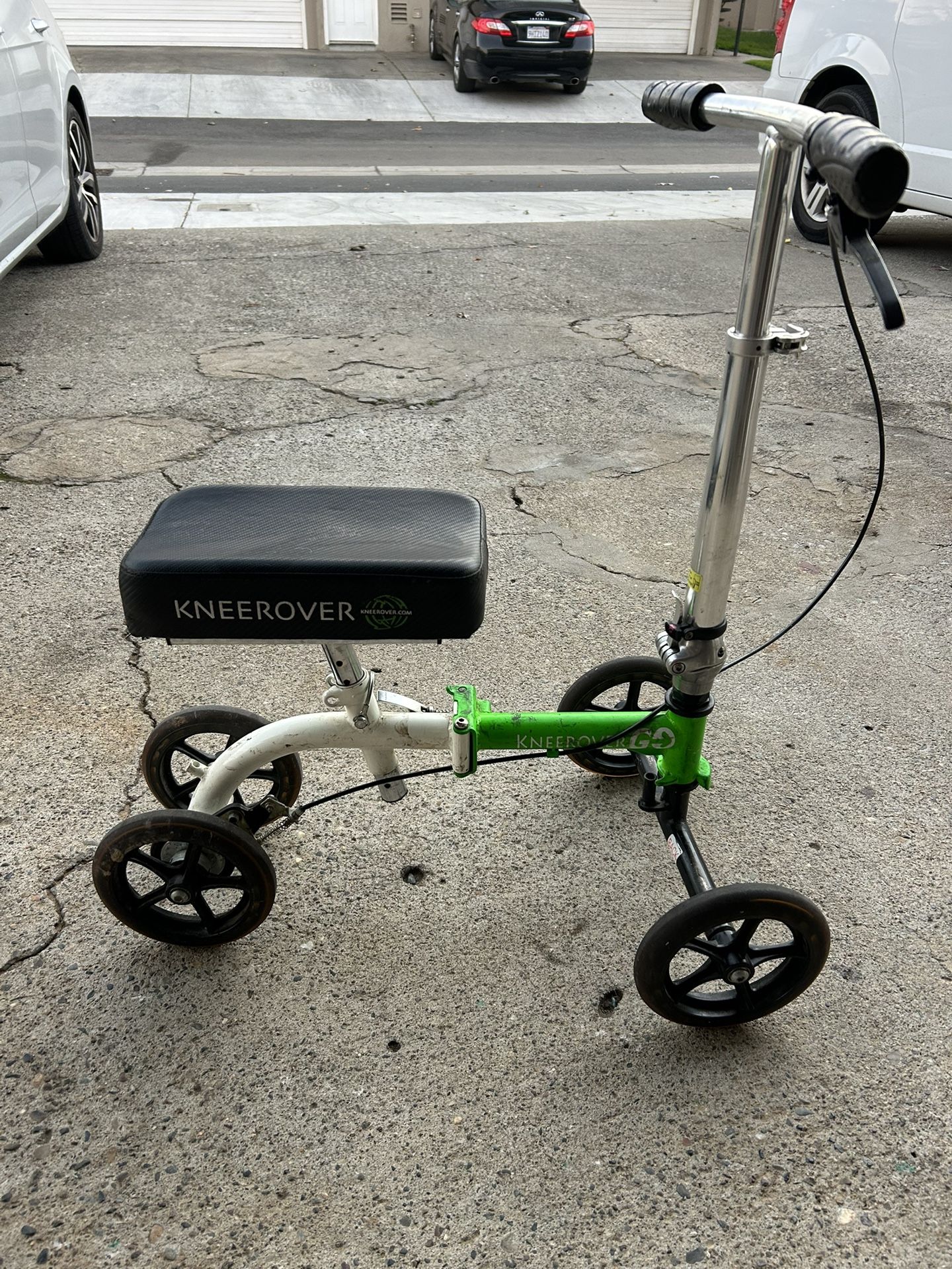 KneeRover GO Hybrid Knee Scooter Walker – Folding Mobility Aid