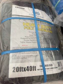 Lona heavy dury 20 x 40 ft