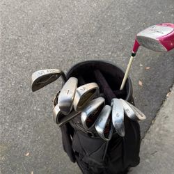 Golf Bag With Clubs