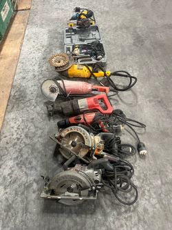 Power Tools, Hilti HammerDrill, Milwaukee sawzall, skilsaws