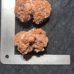 Orange-Brown Aragonite Crystal Clusters