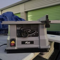 Blue Hawk 10-in Carbide-tipped Blade 15-Amp Portable  Table Saw 