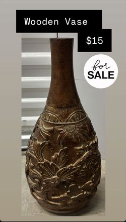 Wooden Vase