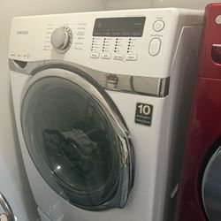 Samsung Washer & LG Sensor Dryer Set w/ Pedestals – Excellent Condition