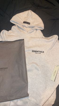 light oat essentials hoodie xs